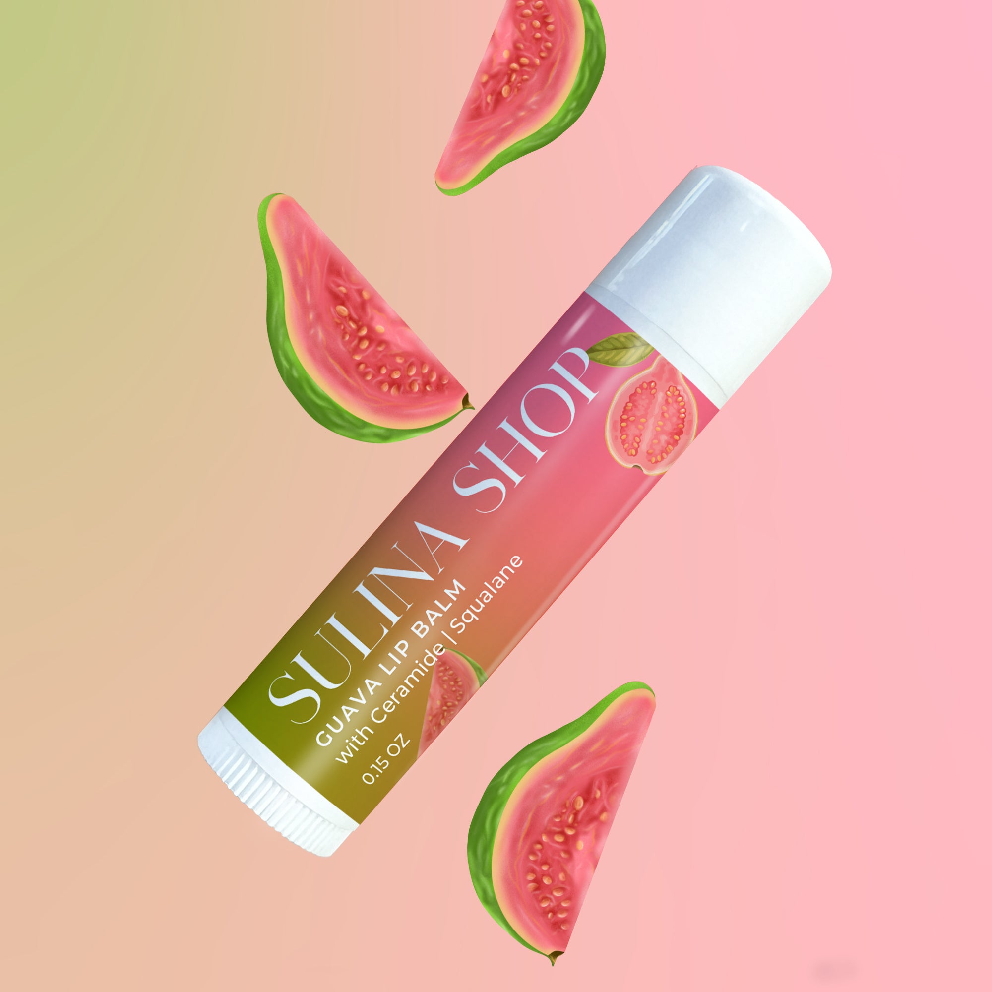 Sulina shop Guava-Scent-Lip-Balm-Ceramide squalane