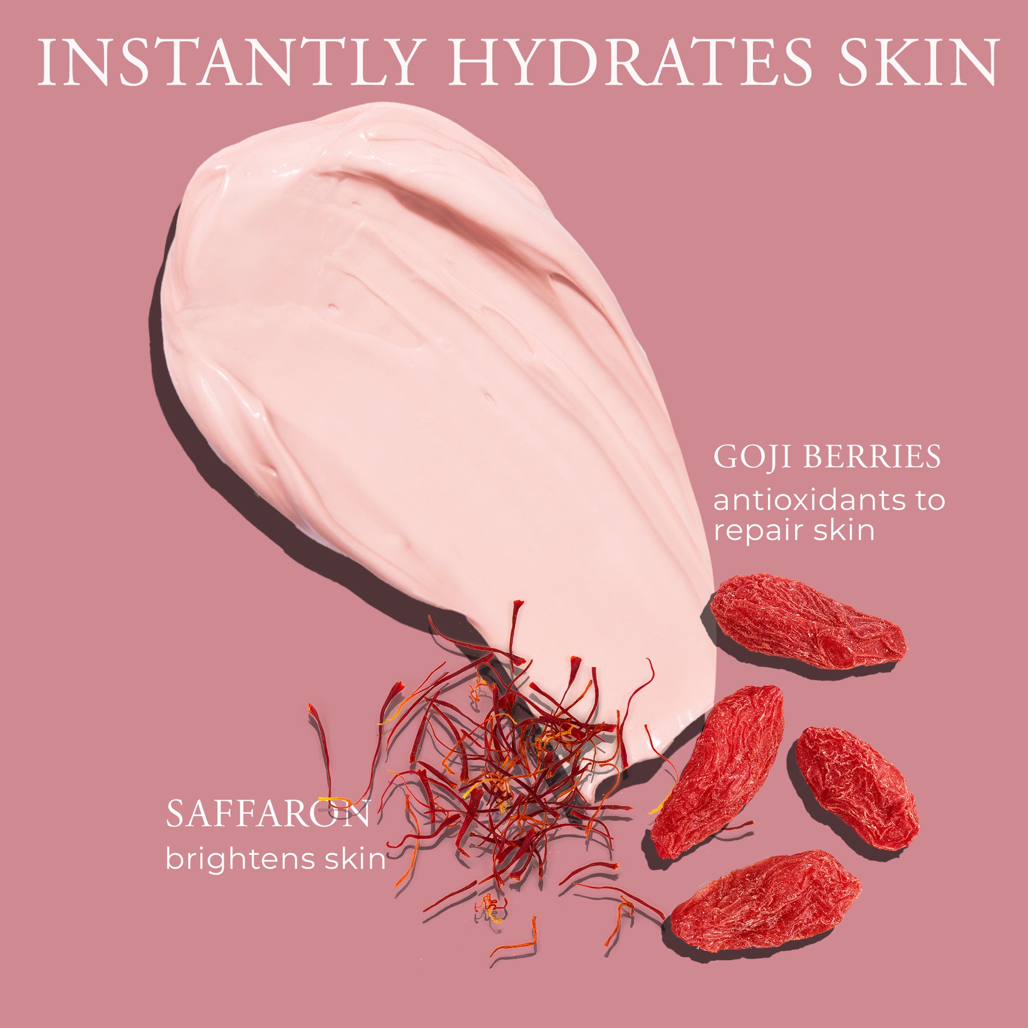Hydrating Rose Facial Mask the brightens and repairs skin