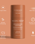 Cedarwood Leather Natural Deodorant