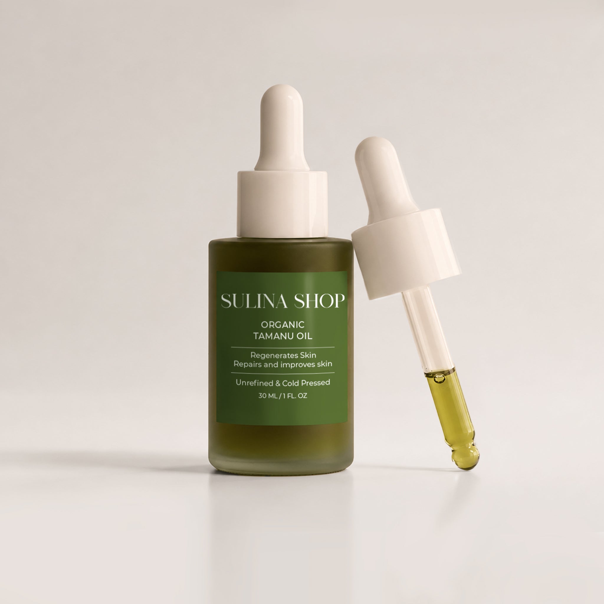 Organic Cold Pressed Tamanu Oil from Vanuatu - Sun-Dried