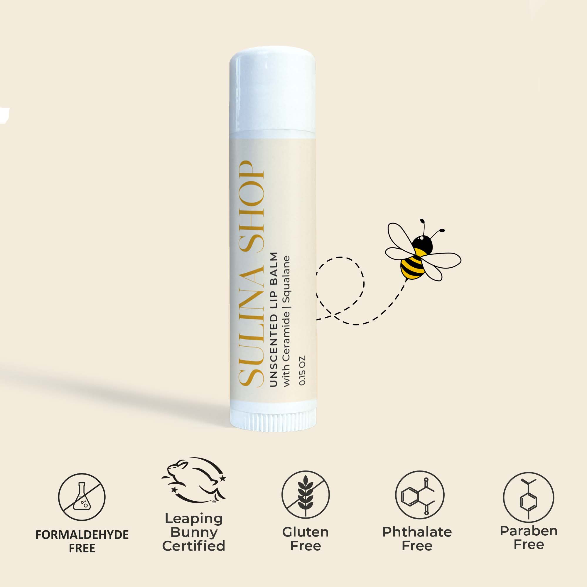Unscented Lip Balm Paraben Free