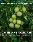 100% Organic/ cold pressed rich in antioxidants