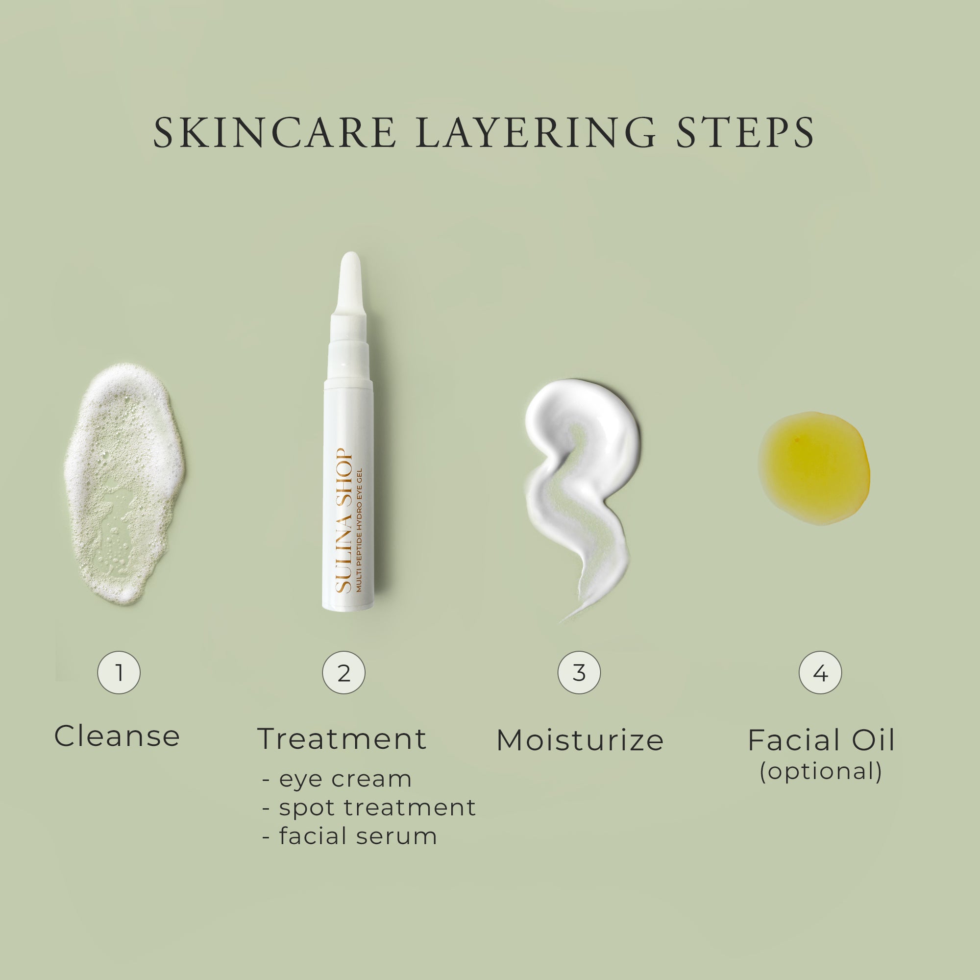 Eye Cream Skincare Layering Steps