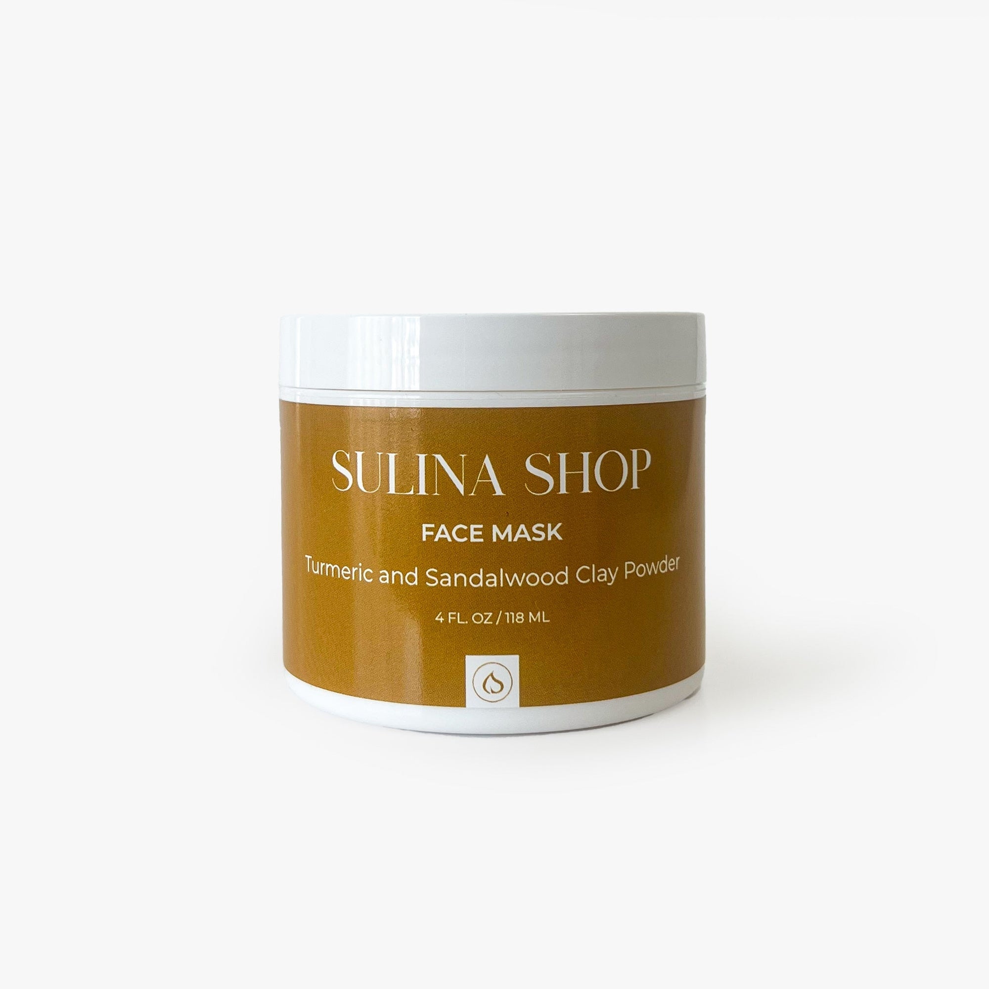 Turmeric and Sandalwood Clay Powder Face Mask Sulina Shop