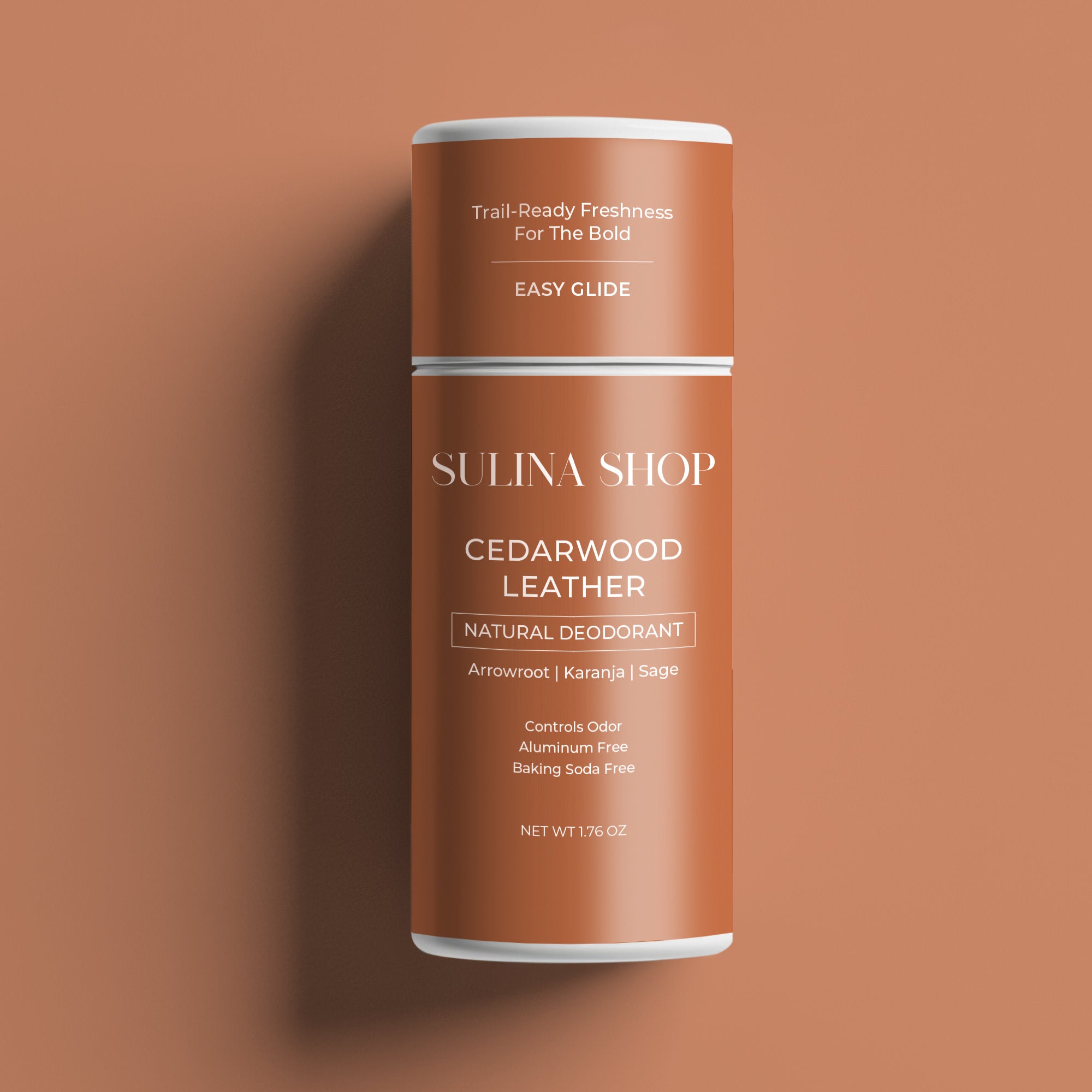 Cedarwood Leather Natural Deodorant