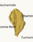 Niacinamide, Vitamin C, Licorice Root, Turmeric