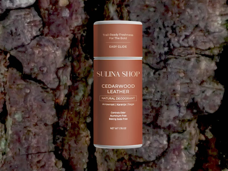 Cedarwood Leather Deodorant Scent