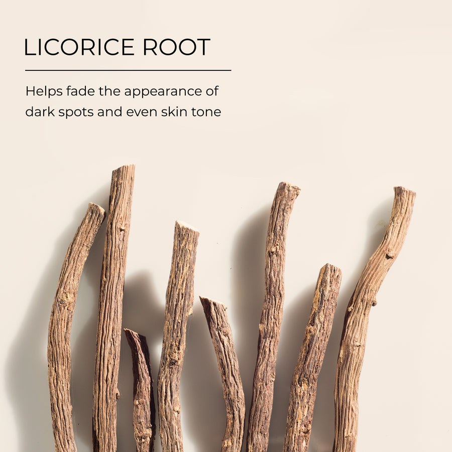 Licorice Root helps brighten skin